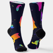 spookpatroon sokken (Gebogen)