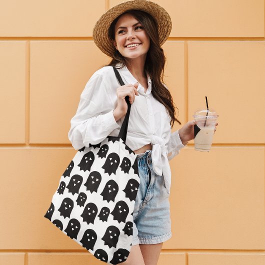 spookpatroon tote bag