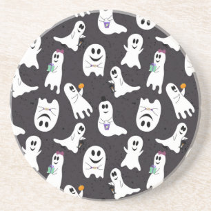 Spookpatroon Zandsteen Onderzetter