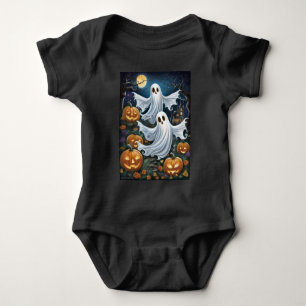Spookpompoenen Mooie Halloween Romper