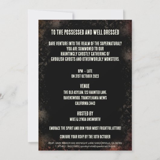 spookpop kaart (Achterkant)