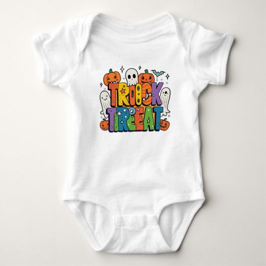 Spookpret Halloween-sfeer Romper (Voorkant)