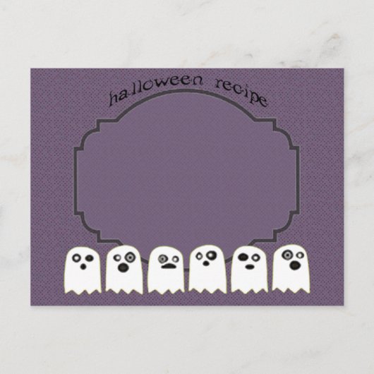 spookrecept-kaart briefkaart (Voorkant)