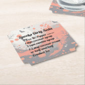 Spooks Dirty Soda Onderzetter (Gekanteld)