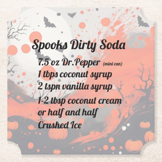 Spooks Dirty Soda Onderzetter (Voorkant)