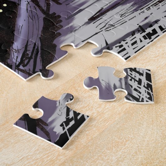 Spooks in afwachting van Jigzaag Puzzle Legpuzzel (Zijkant)
