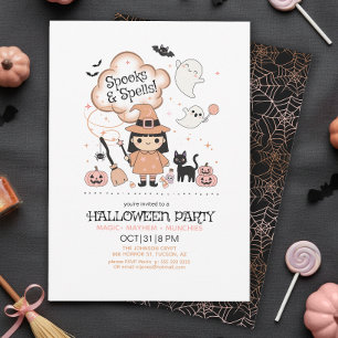 Spooks & Spells Halloween Feest Zwart ID1325 Kaart