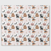 Spooks & Spells Halloween Magic Patroon ID1327 Cadeaupapier (Vlak)