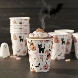 Spooks & Spells Halloween Magic Patroon ID1327 Papieren Bekers