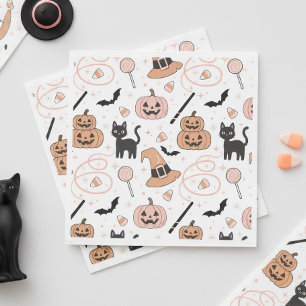 Spooks & Spells Halloween Magic Patroon ID1327 Servet