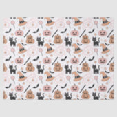 Spooks & Spells Halloween Magic Patroon ID1327 Tissuepapier (Voorkant)