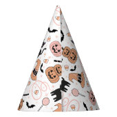 Spooks & Spells Halloween Magisch Patroon ID1327 Feesthoedjes (Achterkant)
