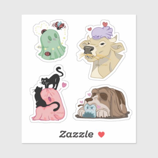 Spooks x Dieren Sticker (Vel)