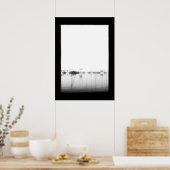 Spookschepen nr. 1 met grens poster (Keuken)