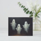spookschilderij briefkaart (Staand voorkant)