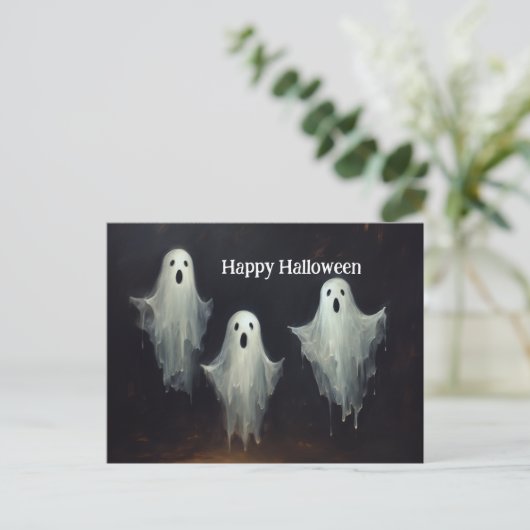  spookschilderij briefkaart (Staand voorkant)