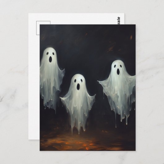  spookschilderij briefkaart (Voorkant / Achterkant)