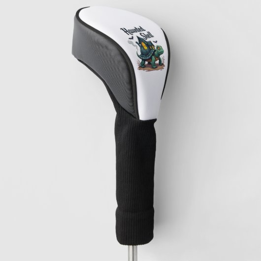 spookschildpad golfheadcover (Schuin)