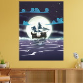 Spookschip Canvas Afdruk (Insitu (Woonkamer))