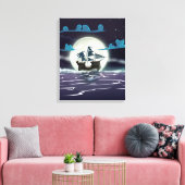 Spookschip Canvas Afdruk (Insitu (Woonkamer))