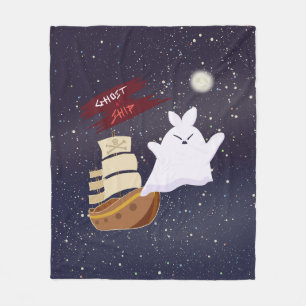 Spookschip Griezelen Halloween Vloerbedekking Fleece Deken