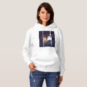 Spookschip Griezelige Halloween Dames Pullover Hoo (Voorkant volledig)