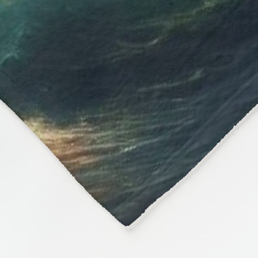 Spookschip Lady Lovibond in een kosmisch Storm Fleece Deken (Hoek)