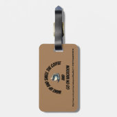 Spookschip Mary Celeste Haunting Maritiem Mysterie Bagagelabel (Achterkant verticaal)