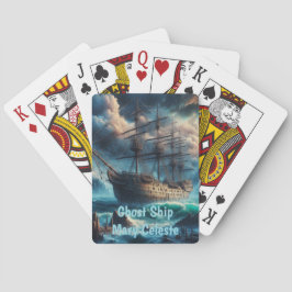 Spookschip Mary Celeste Haunting Maritiem Mysterie Pokerkaarten