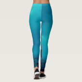 Spookschip op de Stormy Zeeen Design Leggings (Achterkant)