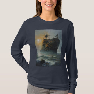 Spookschip, piratenschip, t-shirt