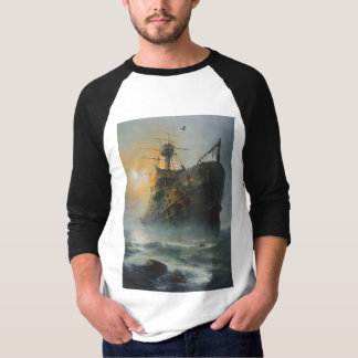 Spookschip, piratenschip, t-shirt