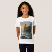 Spookschip, piratenschip, t-shirt (Voorkant volledig)