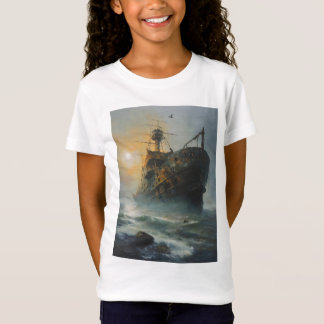 Spookschip, piratenschip, t-shirt