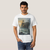 Spookschip, piratenschip, t-shirt (Voorkant volledig)
