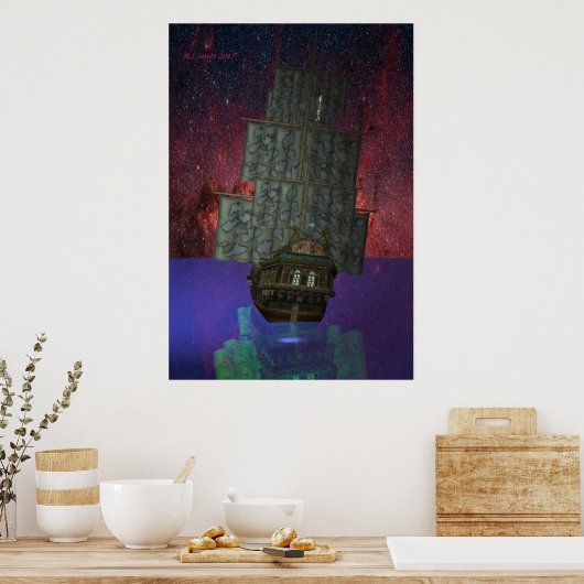 spookschip poster (Keuken)