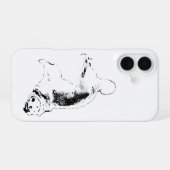 Spookse Seizoen Schildwacht iPhone 16 Hoesje (Achterkant horizontaal)