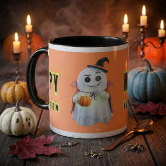 Spookseizoen Geest Halloween Koffiemok Mok