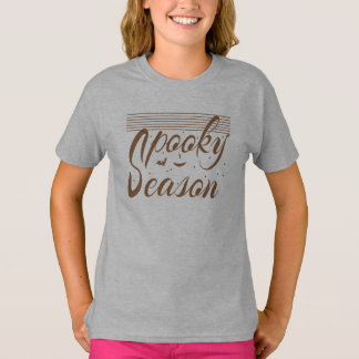 Spookseizoen halloween groet met vleermuis en ster t-shirt