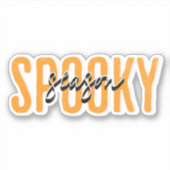 Spookseizoen Sticker (Voorkant)