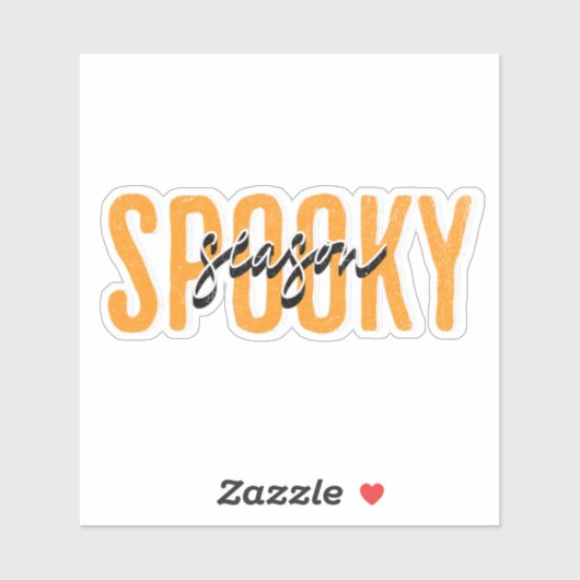 Spookseizoen Sticker (Vel)