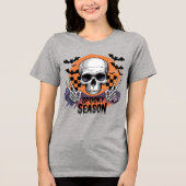 Spookseizoen Tri-Blend Shirt (Voorkant)