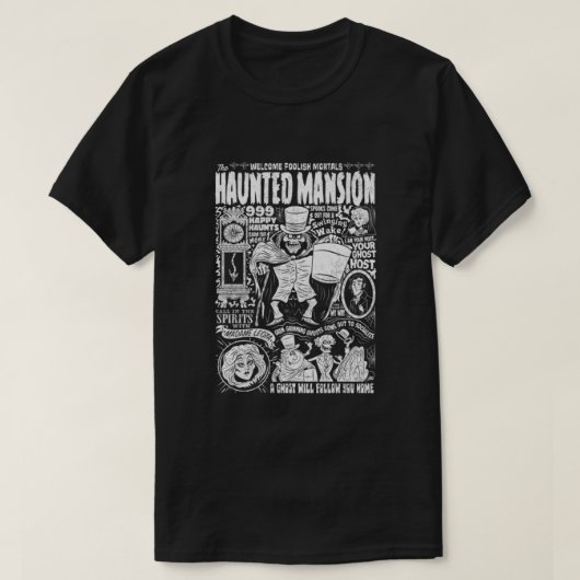 Spookshow Mansion T-shirt (Design voorkant)