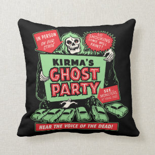  Spookshow Poster Art - Kirma's Ghost Party Kussen
