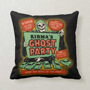  Spookshow Poster Art - Kirma's Ghost Party Kussen