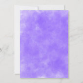 spookskateboard Halloween pompoen paarse Kaart (Achterkant)