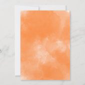 spookskateboard Halloween pompoen sinaasappel Kaart (Achterkant)