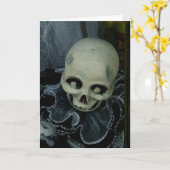 Spookskull Kaart (Gele Bloem)