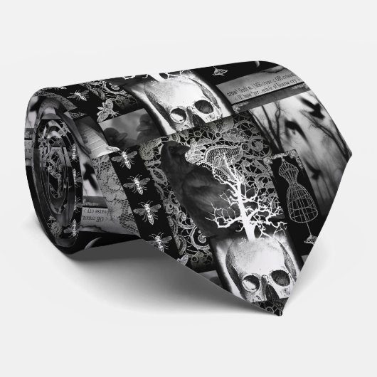 Spookskull Stropdas (Opgerold)