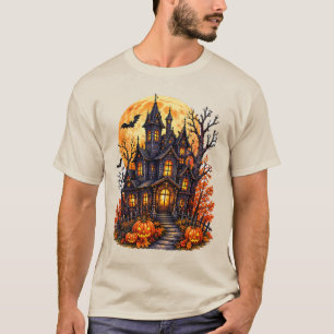 Spookslot Halloween Volle Maan T-shirt